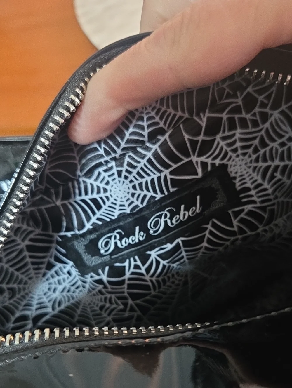 The Munsters Lily Bat Shaped Handbag Purse by Rock Rebel RARE - Picture 14 of 15